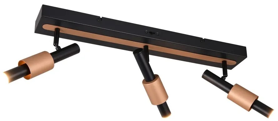 Čierne/v bronzovej farbe LED bodové svietidlo 20,5x63 cm Ikaris – Trio Select