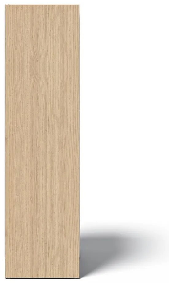 Biela knižnica v dekore duba 40x114 cm Ella - TemaHome