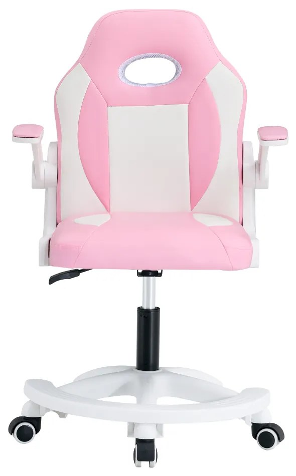 Kondela Otočná stolička, ružová/biela, ODELIA