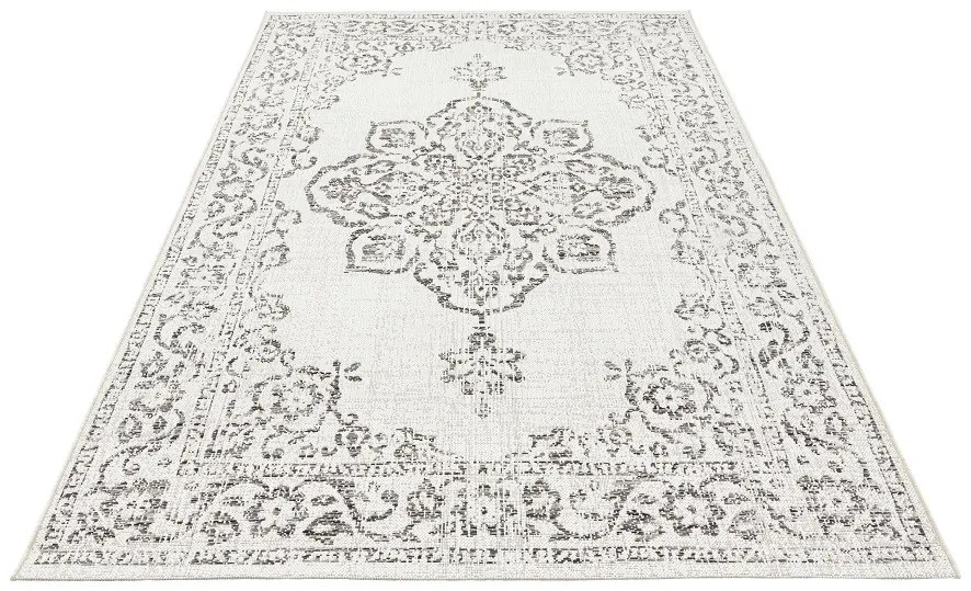 NORTHRUGS - Hanse Home koberce Kusový koberec Beach 103855 Cream / Grey / Anthracite – na von aj na doma - 240x340 cm