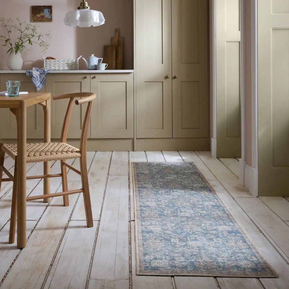 Modrý prateľný behúň 60x230 cm Orelia Global – Flair Rugs