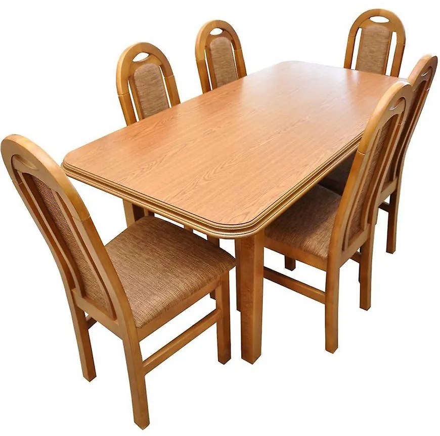 Jedálenská zostava Daria 1+6 Rustik