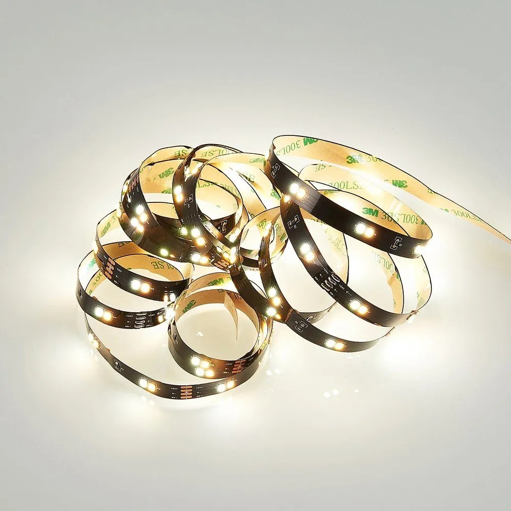 Čierny LED pásik 300 cm Chip – Trio