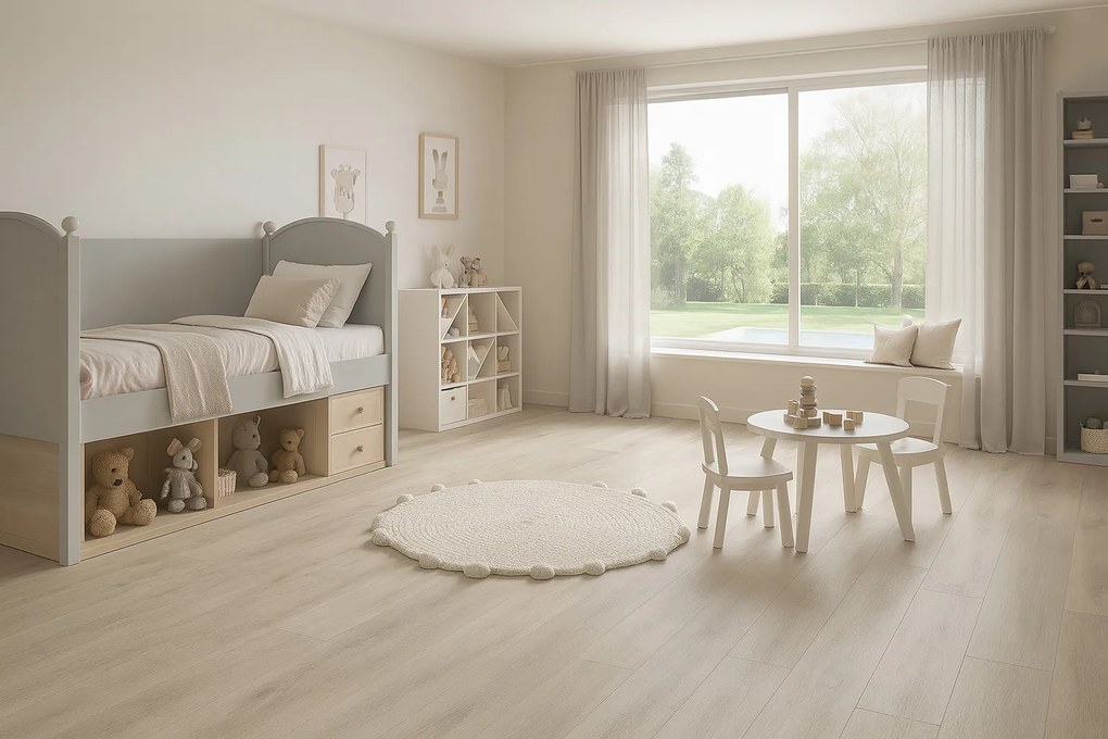 Beaulieu International Group, PVC podlaha - lino Livitex 2601, na mieru, šíře 3m,4m, hnedá, filc, chodba / predsieň