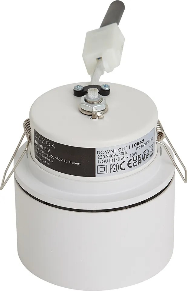Moderné zapustené bodové svietidlo biele GU10 50mm - Echo