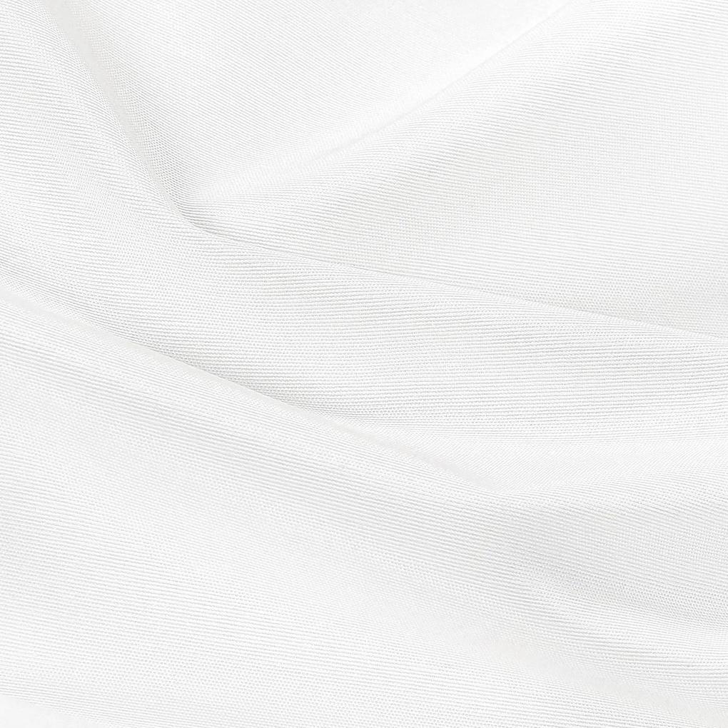 Goldea oválny obrus loneta - biely 120 x 180 cm