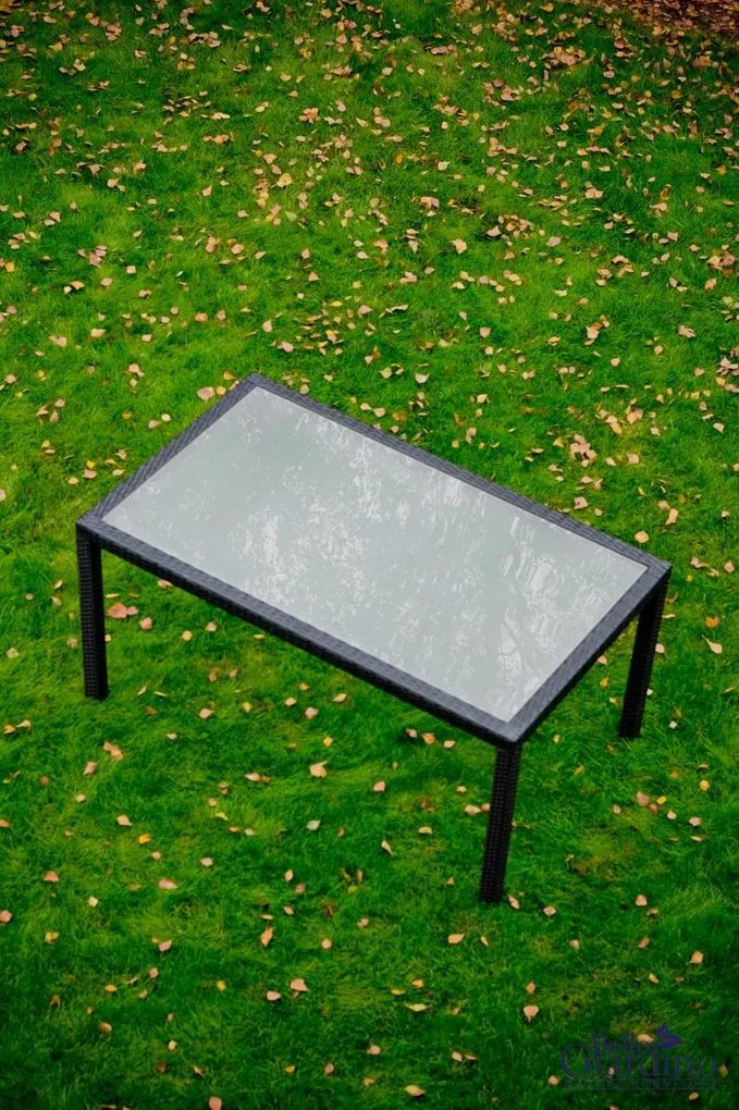 Záhradný stôl Laurin tmavo hnedý