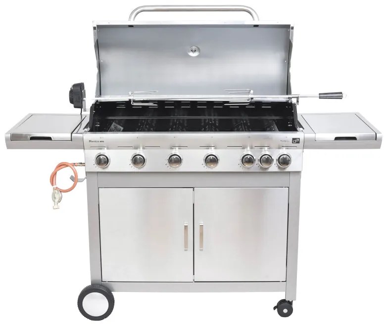 G21 Plynový gril G21 Mexico BBQ Premium line, 7 horákov + zadarmo redukčný ventil