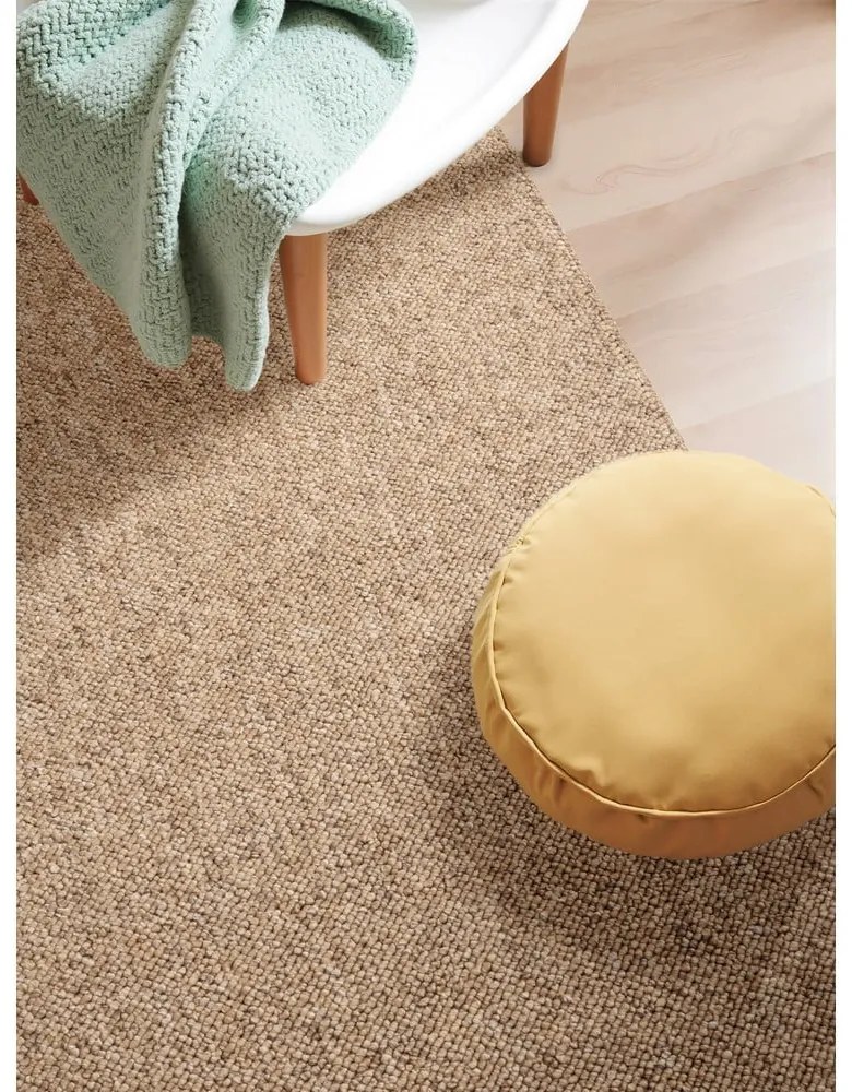 Svetlohnedý prateľný koberec 200x290 cm Rocco Caramel – Elle Decoration
