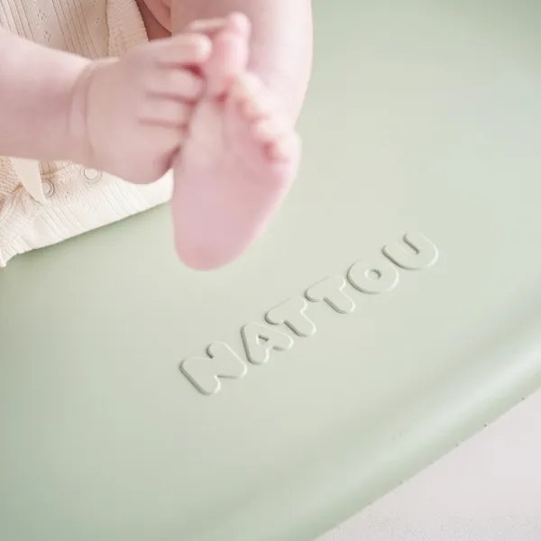 Nattou - Prebaľovacia podložka SOFTY 50x70 cm zelená