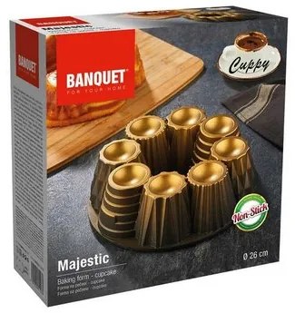 Banquet Forma na bábovku liata MAJESTIC Cuppy pr. 26 cm