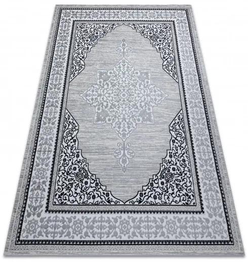 Dywany Łuszczów Kusový koberec Gloss 8490 52 Ornament ivory/grey - 120x170 cm