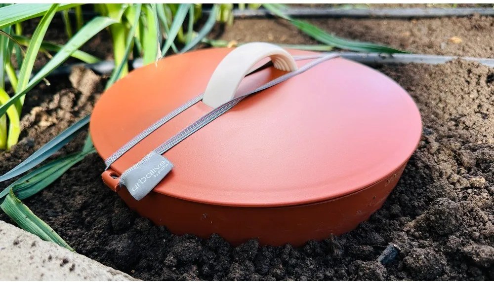 Kompostér v terakotovej farbe – Plastia