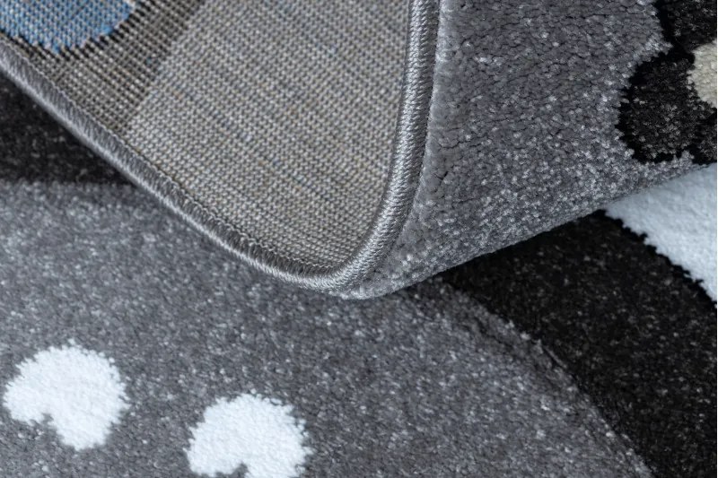 Dywany Łuszczów, Detský kusový koberec Petit Farm animals blue, 120x170, modrá, detská izba