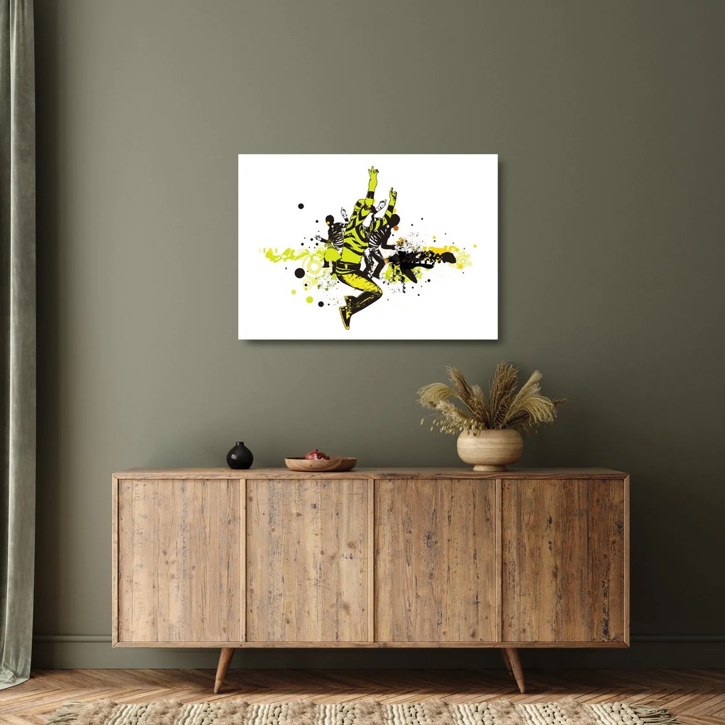Sklenený obraz - Street dance (70x50 cm)
