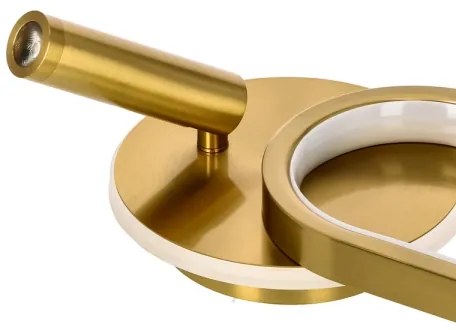 LED Nástenné svietidlo MONET LED/13W/230V + LED/2W 3000/4000/6000K zlatá