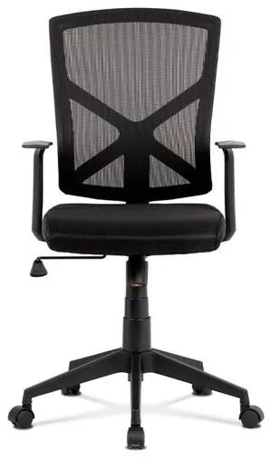 Vkusná kancelárska stolička čiernej farby