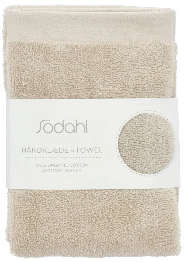 Béžový froté bavlnený uterák 50x100 cm Comfort – Södahl