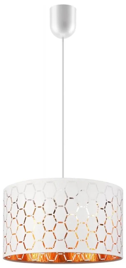 Luster na lanku ULLE 1xE27/15W/230V biela