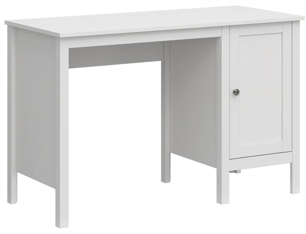 PC stôl 1D/1155, biela, OLJE