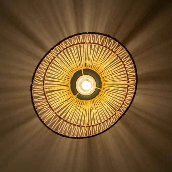 Brilagi - LED Prisadený luster CERIA BOHO 1xE27/40W/230V pr. 30 cm hnedá