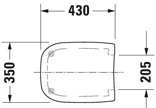 Duravit D-Code - WC sedátko, biela 0067310000