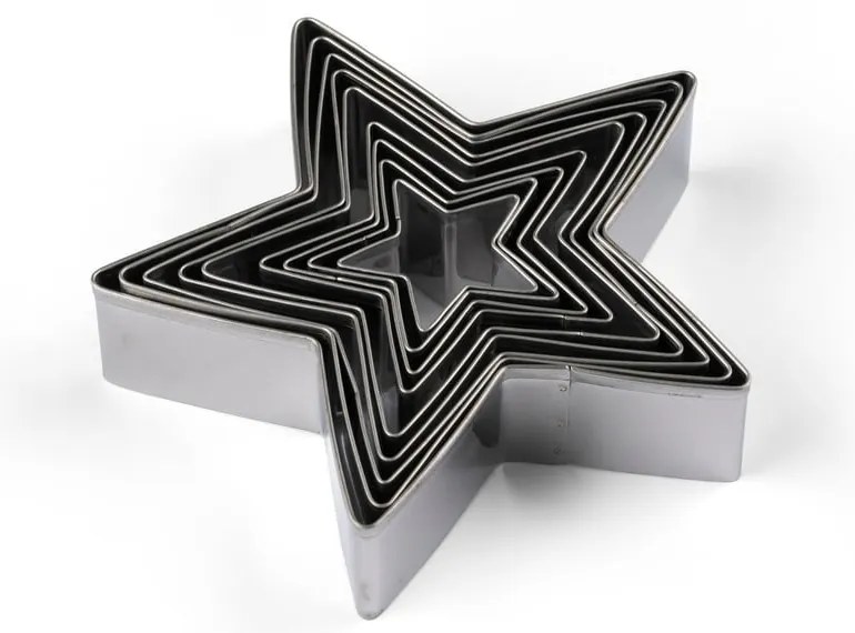 Vykrajovače s vianočným motívom v súprave 9 ks Star – Blomsterbergs