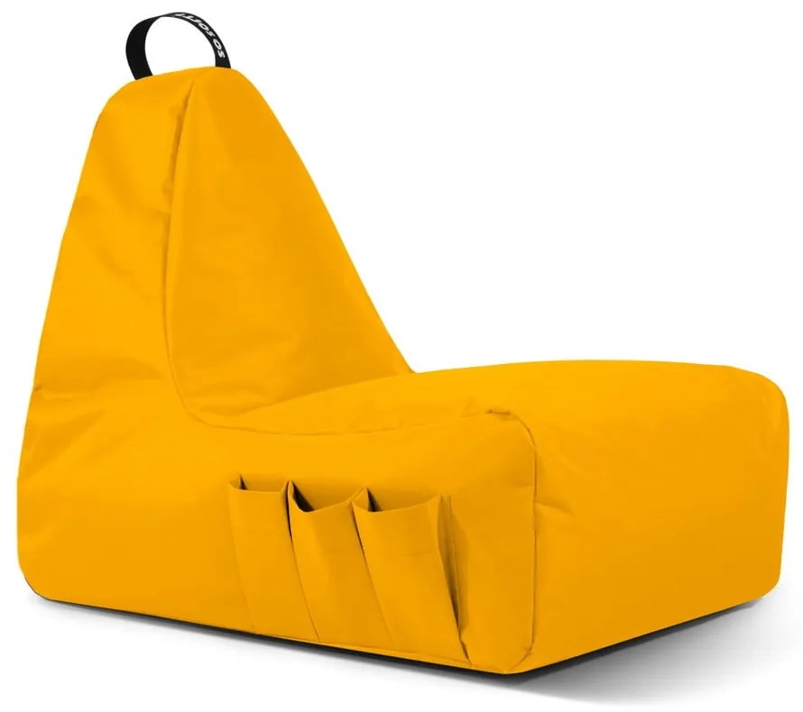 Žltý sedací vak Chill Gamer XL – So Soft?