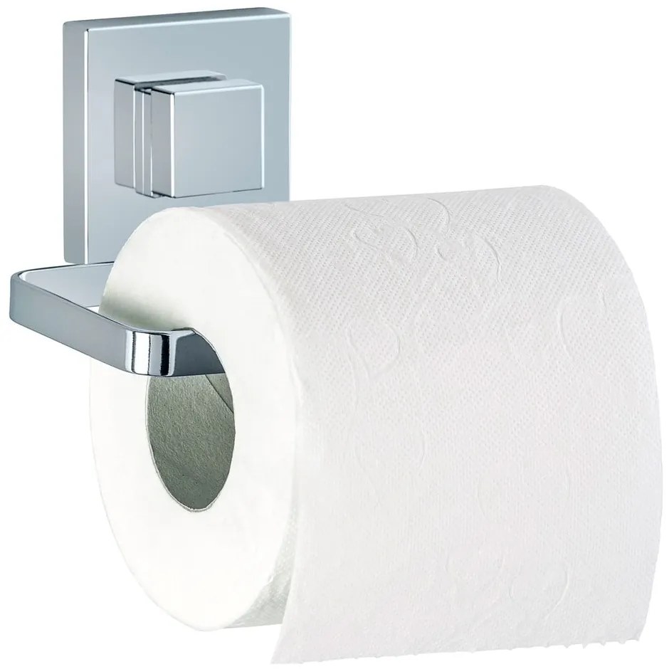 Samodržiaci držiak na toaletný papier Wenko Vacuum-Loc Quadrio, nosnosť až 33 kg