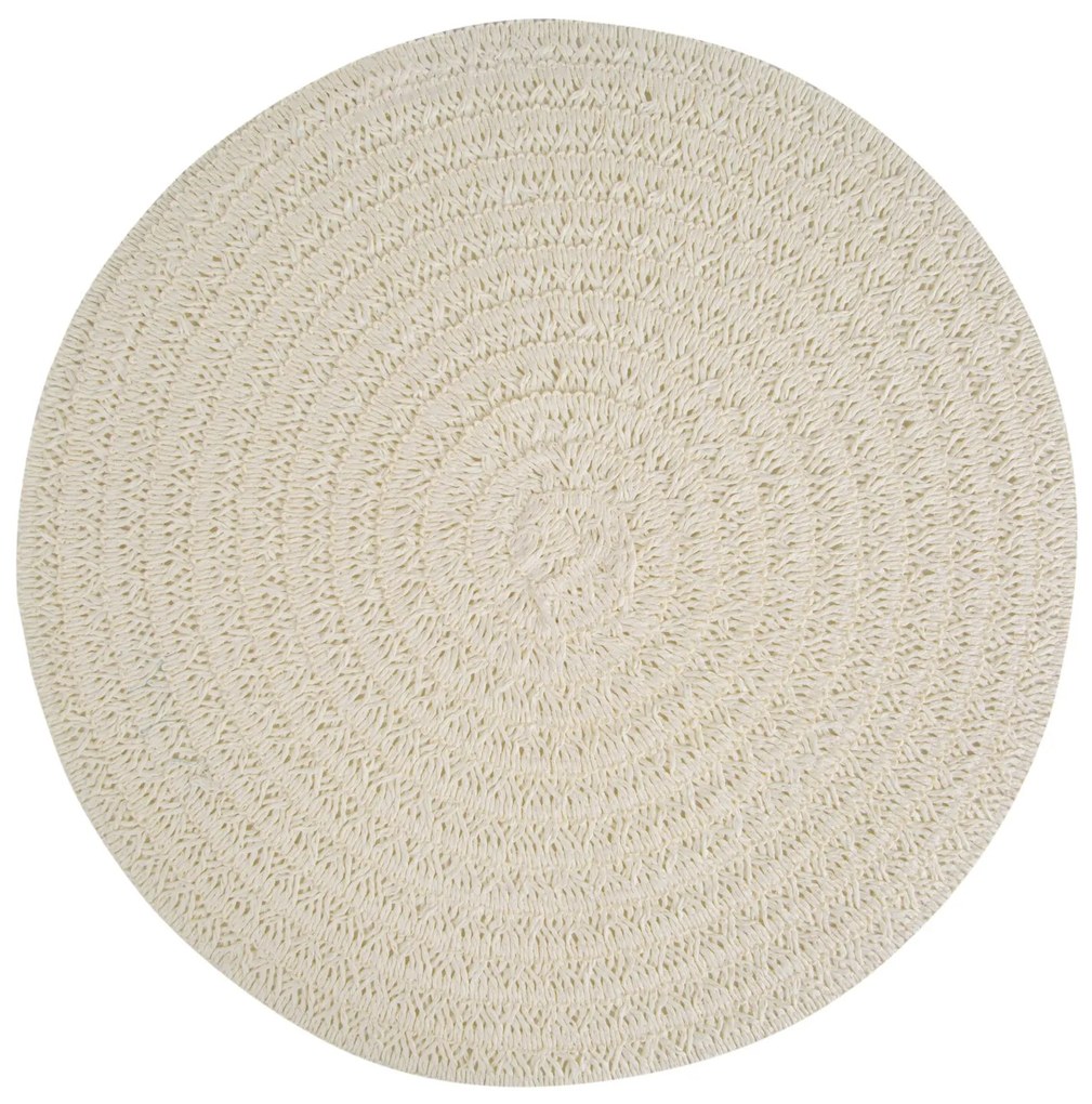 SADA 6 KS PRESTIERANIE NA STÔL BOHO 9 (FI) 38 CM KRÉMOVÁ