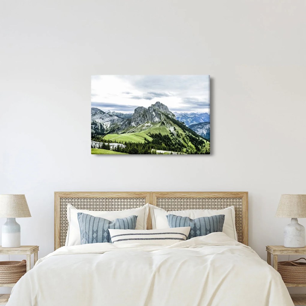 Obraz - Vrcholy hôr (90x60 cm)