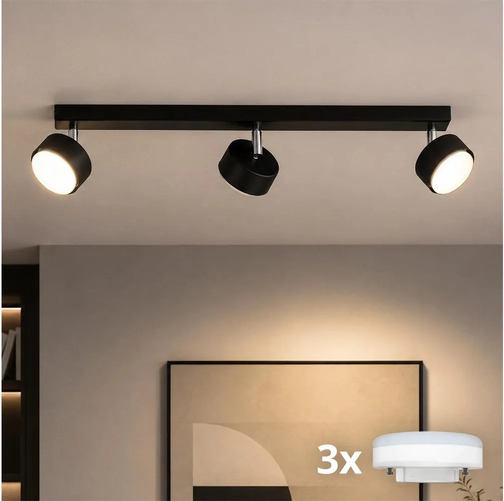 BRILAGI - LED bodové svietidlo MONO 3xGX53/30W/230V čierna