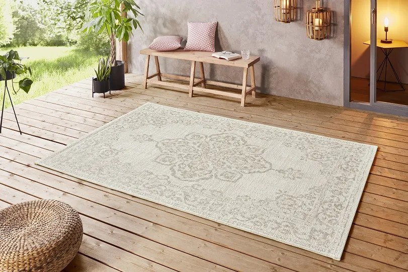 NORTHRUGS - Hanse Home koberce Kusový koberec Beach 103854 Cream / Beige – na von aj na doma - 80x150 cm