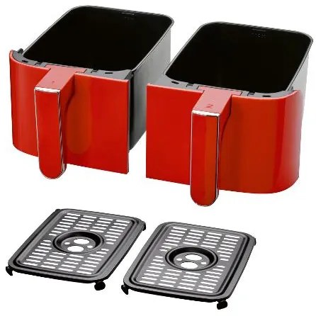 Silvercrest®  Teplovzdušná fritéza Retro 1973 Shlfd 2600 B1, červená (červená 1973)  (100393130)