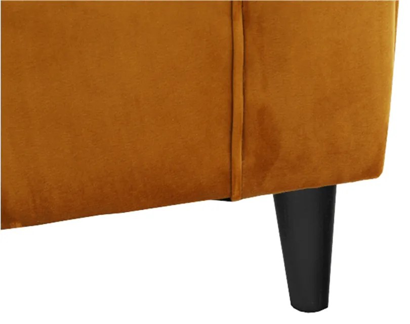 Tempo Kondela Kreslo ušiak, látka horčicová, CHARLOT