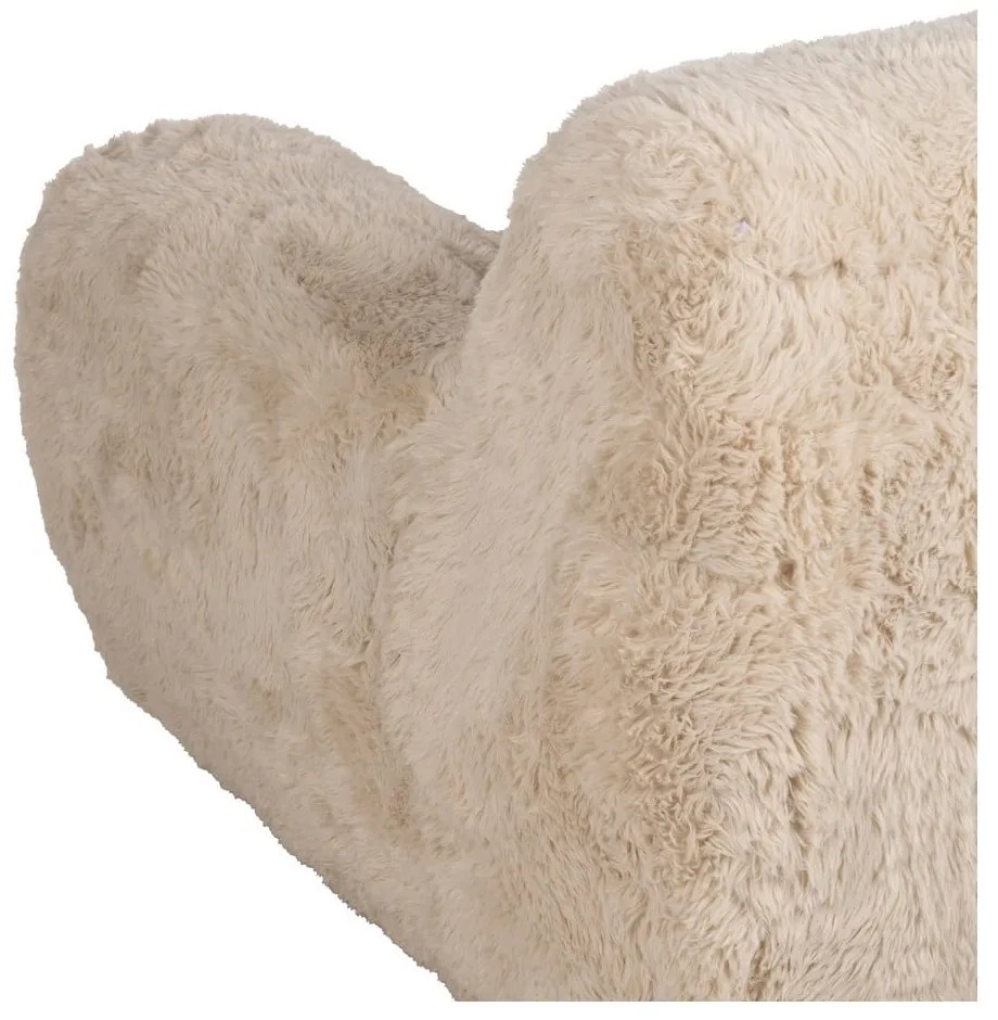 Béžové kreslo Teddy – Ixia