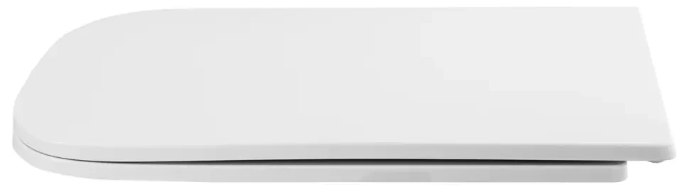 Gamma Venice, toaletné WC sedátko 435x362mm z duroplastu s pomalým zatváraním, biela, GMA-VENICE