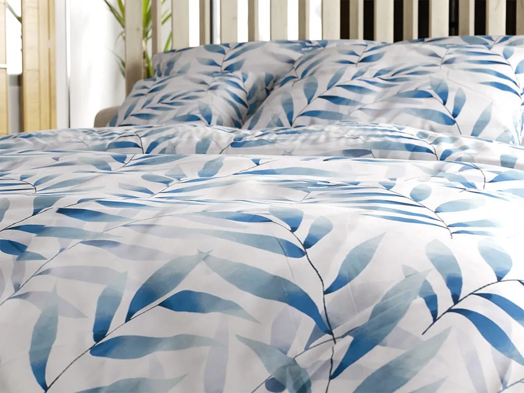 Obliečky z mikrovlákna KOVENDI modro-biele Rozmer obliečky: 70 x 90 cm | 140 x 200 cm