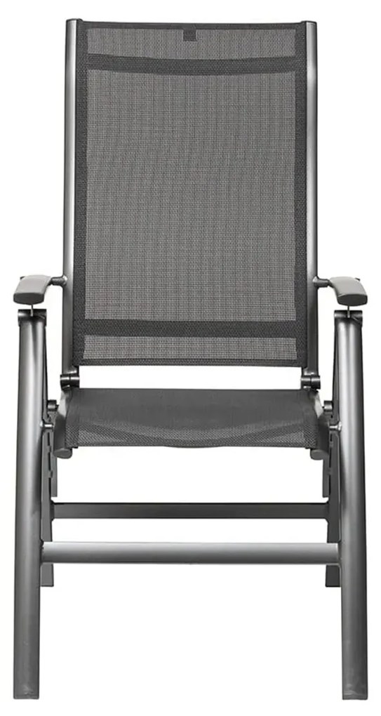 Legato Silver-Line polohovacie kreslo antracit