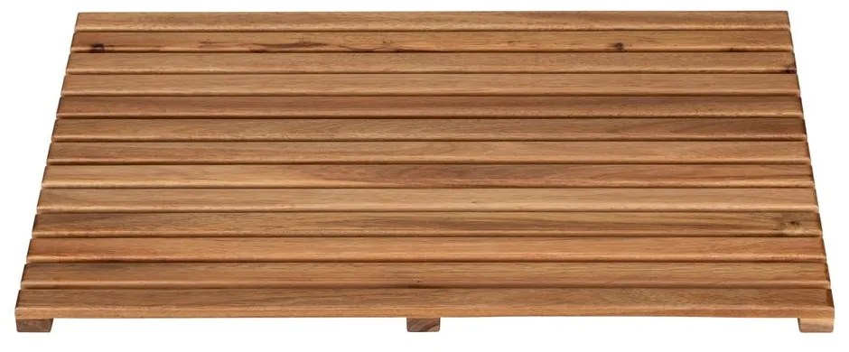 Drevená kúpeľňová predložka v prírodnej farbe 40x60 cm Acacia – Wenko