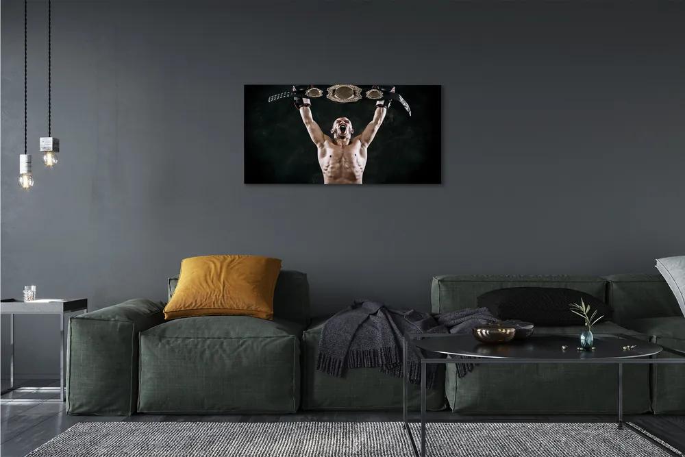 Obraz canvas muž remeň 140x70 cm
