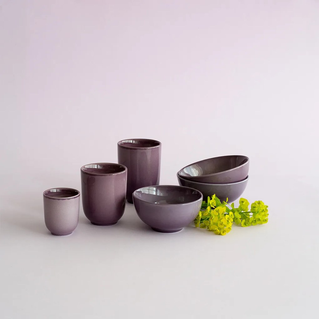 Šálka bez uška 80 ml - Gaya Solatelier Aubergine - 493214