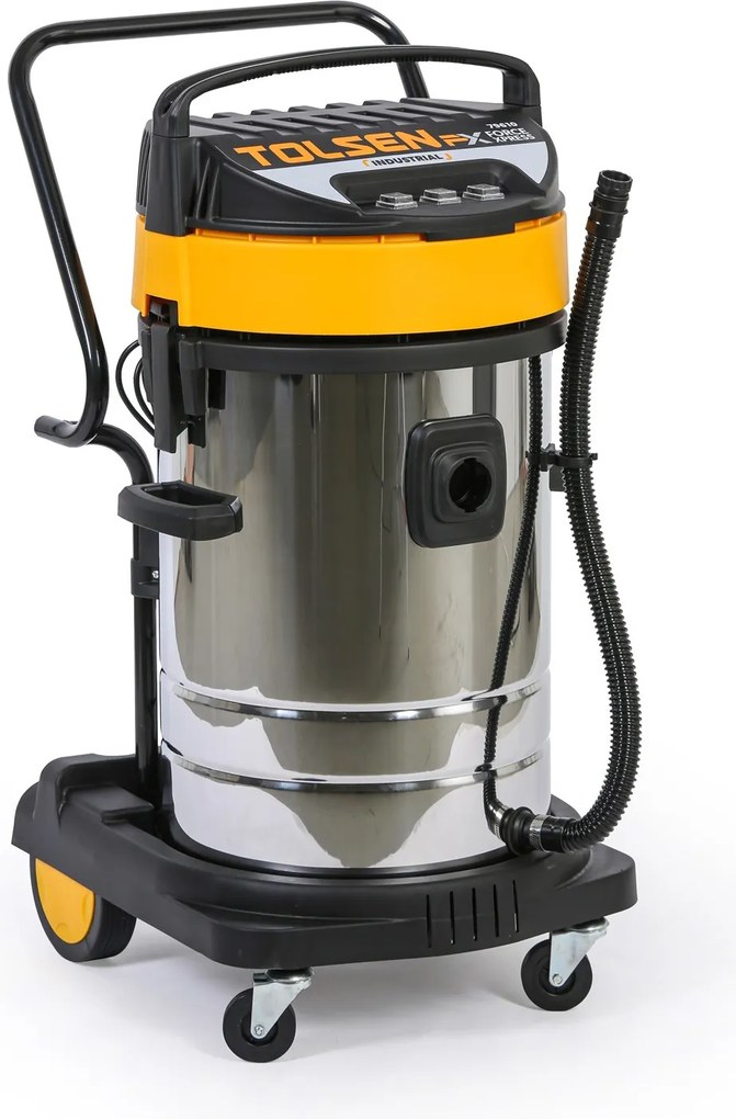 Priemyselný vysávač TOLSEN 79610, suché/mokré sanie, 3000 W, 80 l