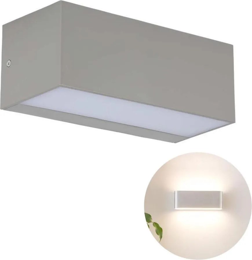 LED Vonkajšie nástenné svietidlo LED/12W/230V 3000K IP65