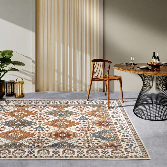 Koberec Villeroy & Boch Kollektion 1767 Domenique krémový / viacfarebný