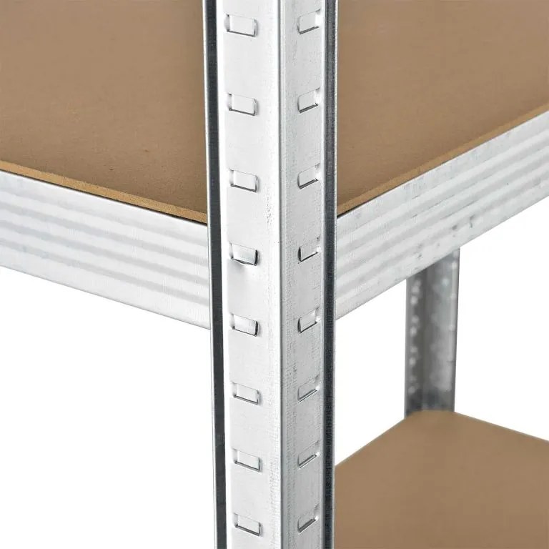 Kovový regál Easy 2 ks 160x80x40 cm, 4 police, nosnosť 640kg