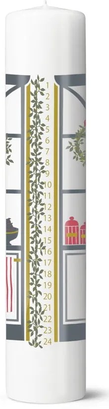 Sviečka s vianočným motívom doba horenia 56 h Holmegaard Christmas – Holmegaard
