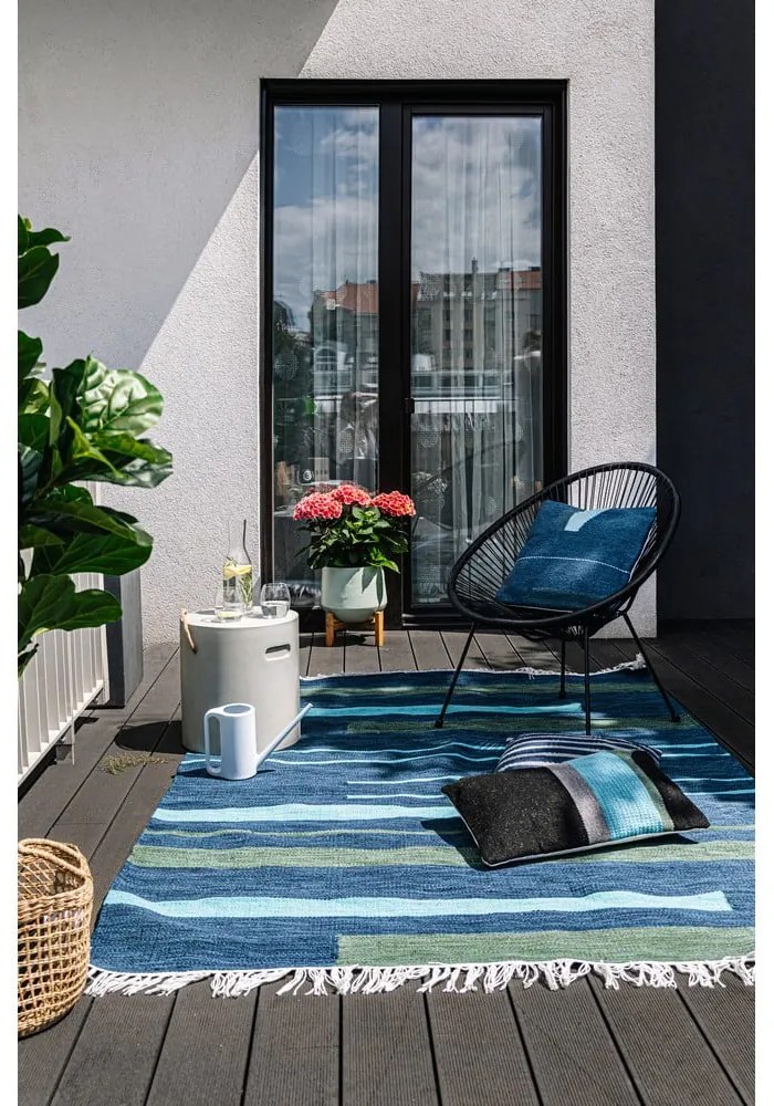 Vonkajší vankúš z recyklovaného plastu Green Decore Ensign, 45 x 45 cm