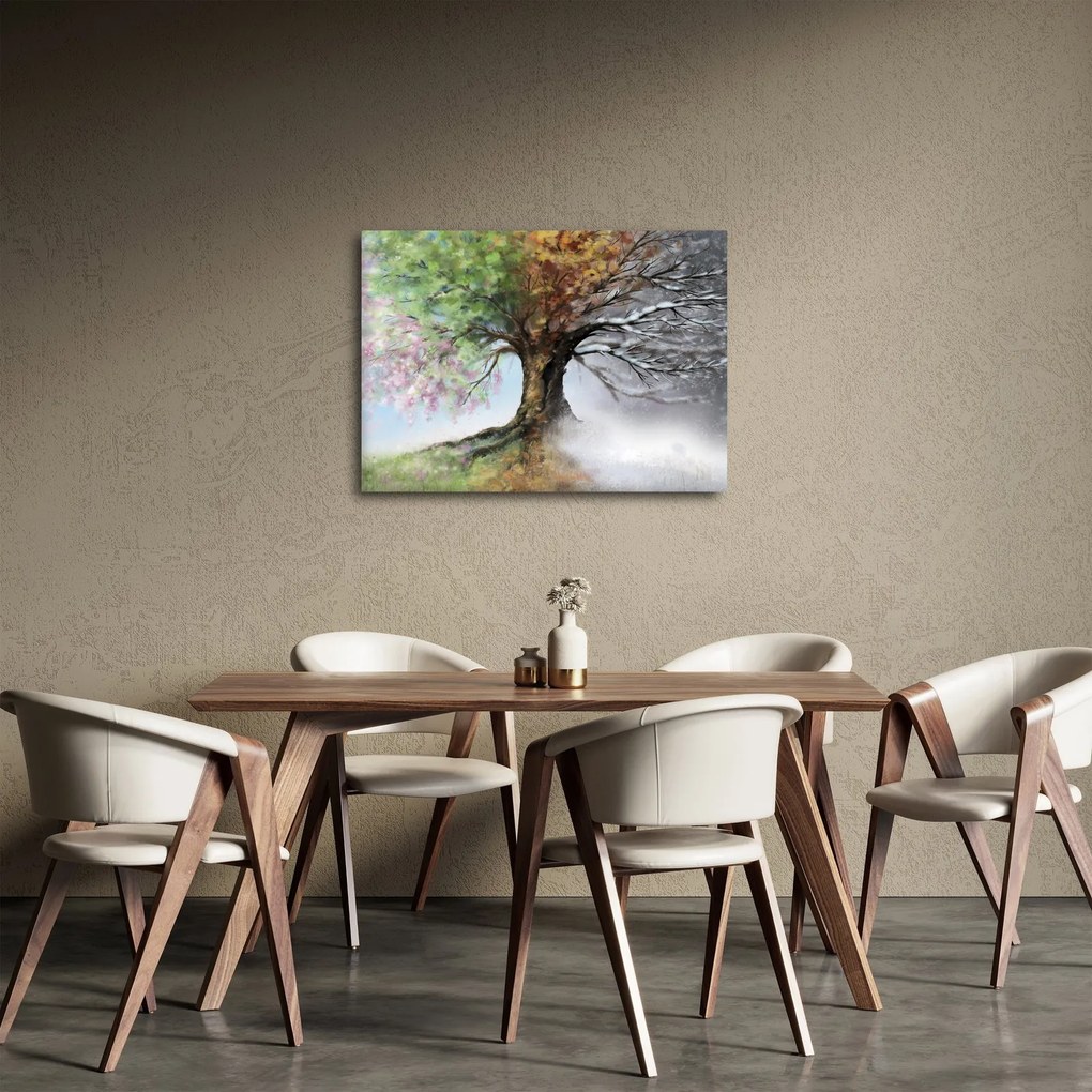 Obraz - Strom štyroch ročných období (70x50 cm)