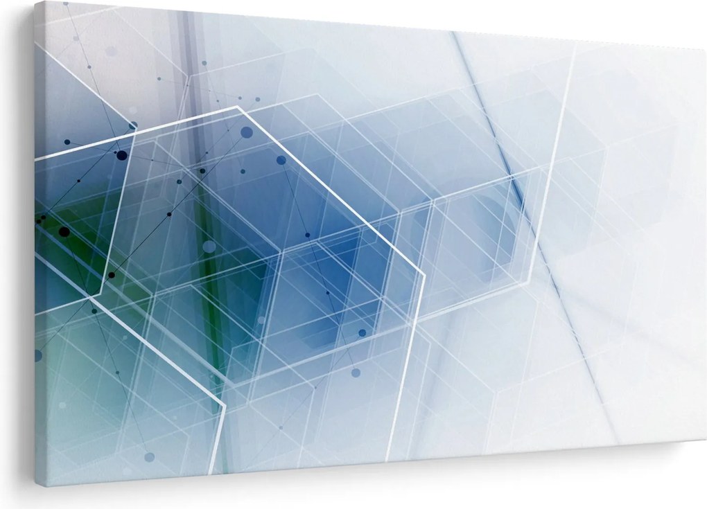 Obraz - Geometrické útvary (90x60 cm)
